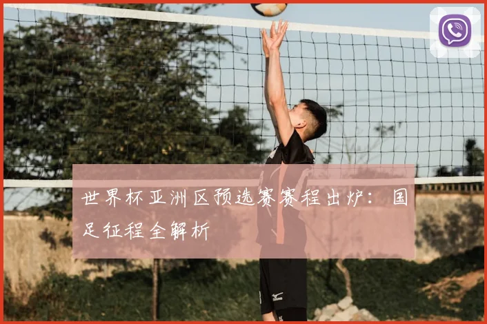 世界杯亚洲区预选赛赛程出炉:国足征程全解析